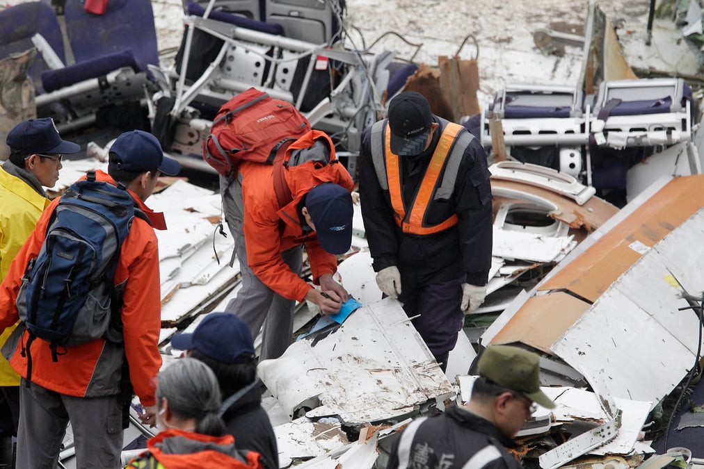 Le bilan de l'accident d'avion a taiwan s'alourdit