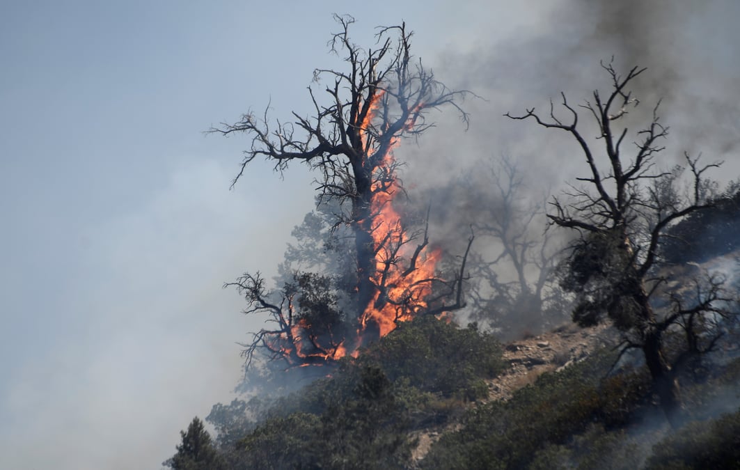 Progres dans la lutte contre l'incendie en californie