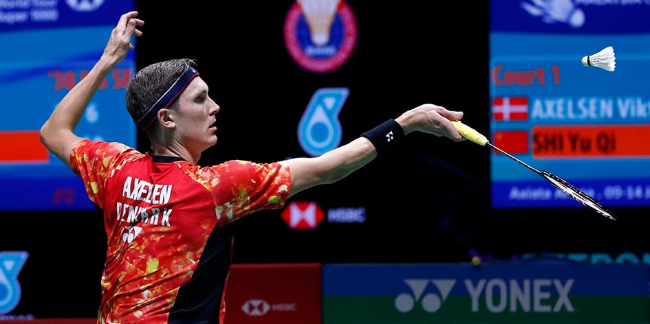 Viktor Axelsen durant l’Open de Malaisie, en janvier.