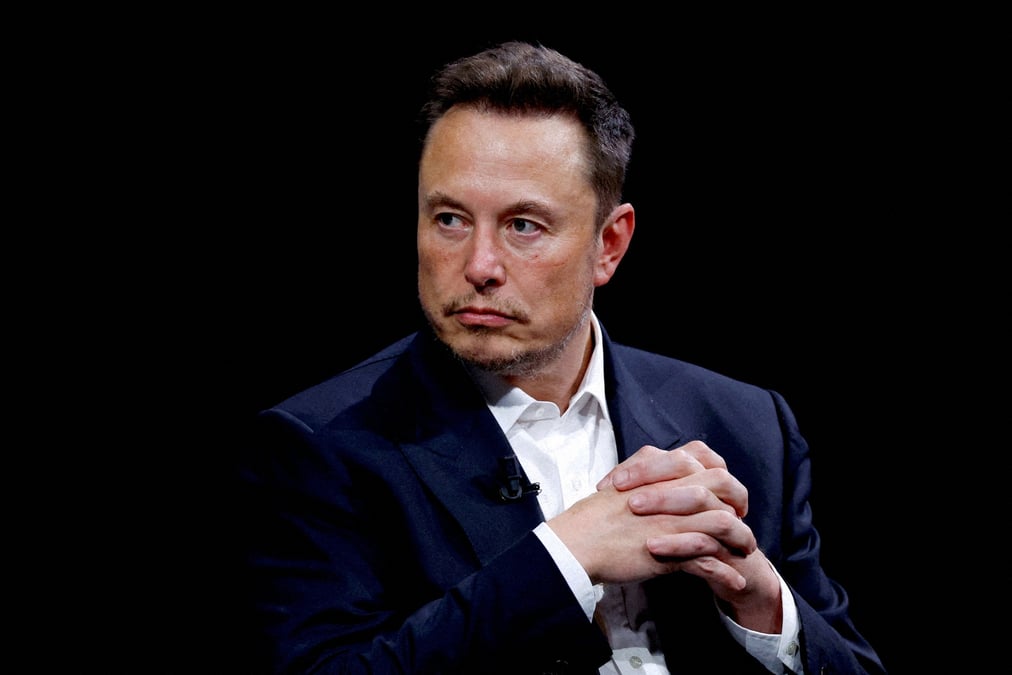 Elon Musk, fondateur de xAI, l’entreprise qui développe l’intelligence artificielle Grok.
