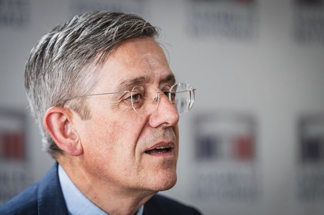 Le député (LIOT) et rapporteur général du Budget à l'Assemblée nationale Charles de Courson.