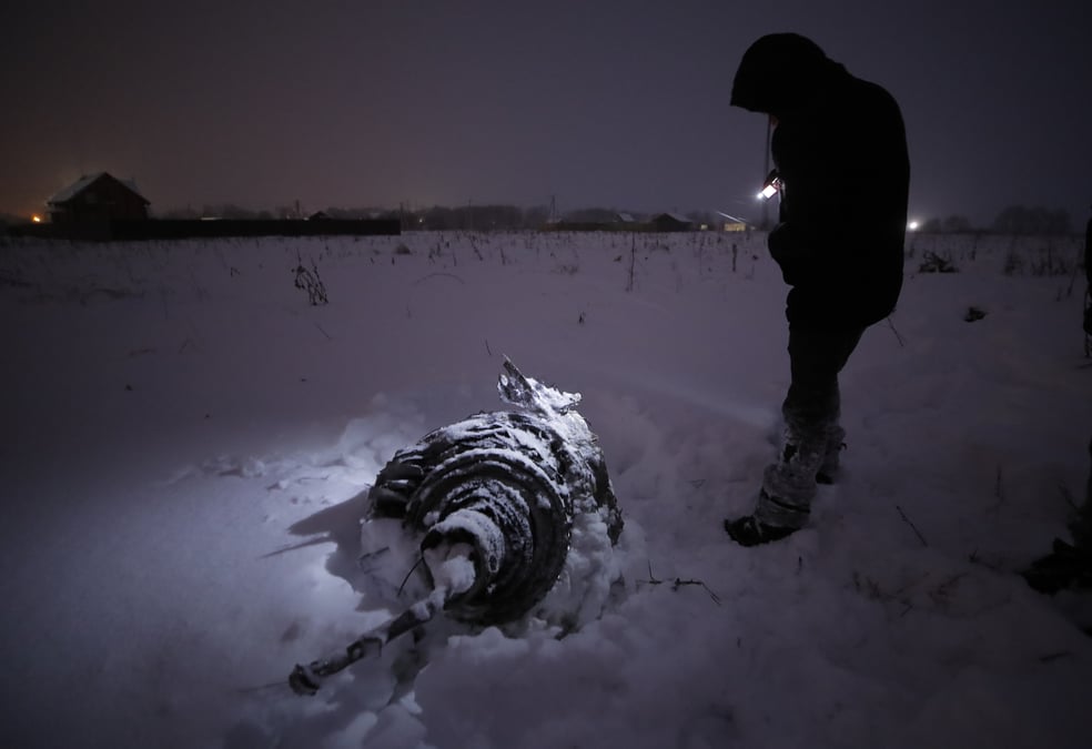 Le froid a l'origine de l'accident d'avion pres de moscou