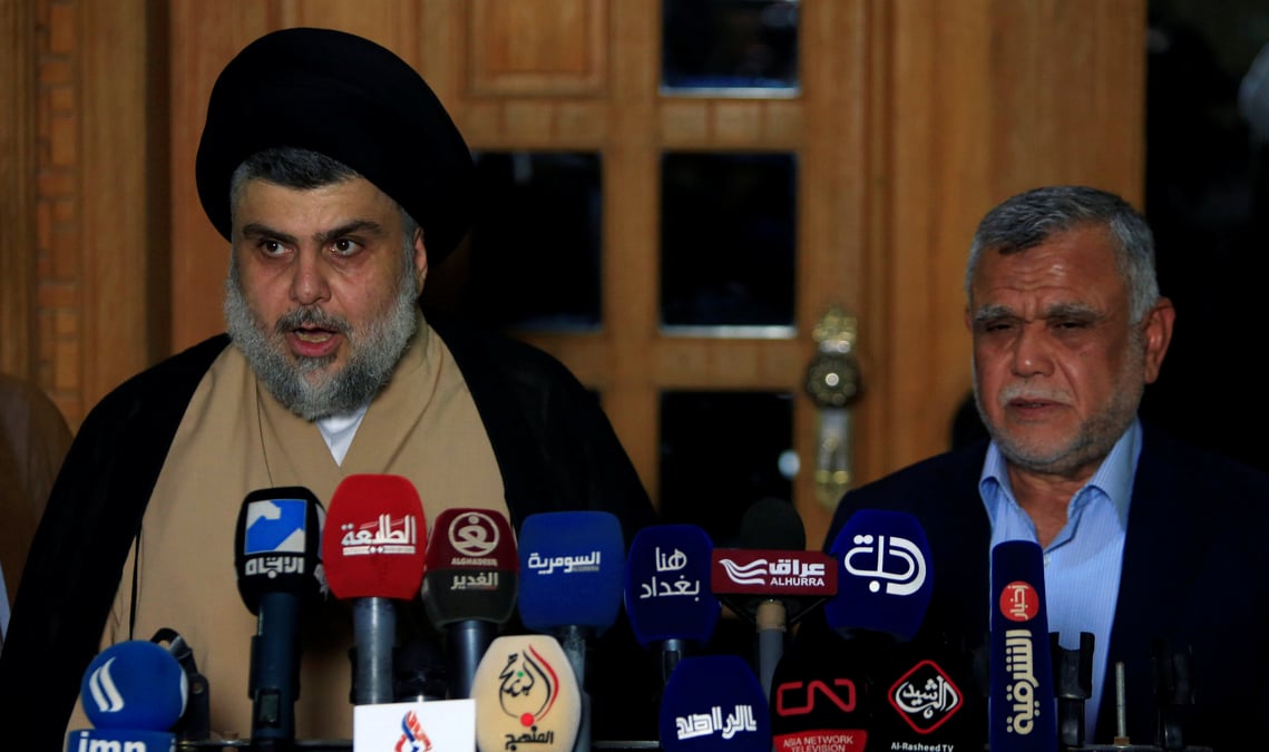 Irak: sadr et amiri font alliance en vue de former un gouvernement