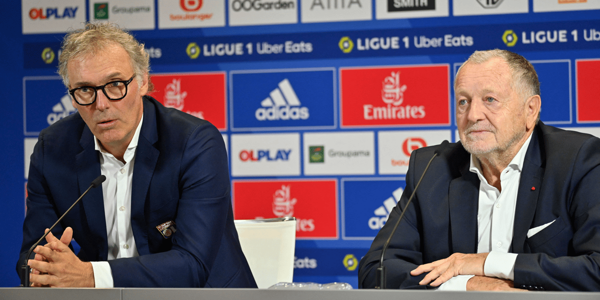 Laurent Blanc, Jean-Michel Aulas, Olympique lyonnais, OL, foot,