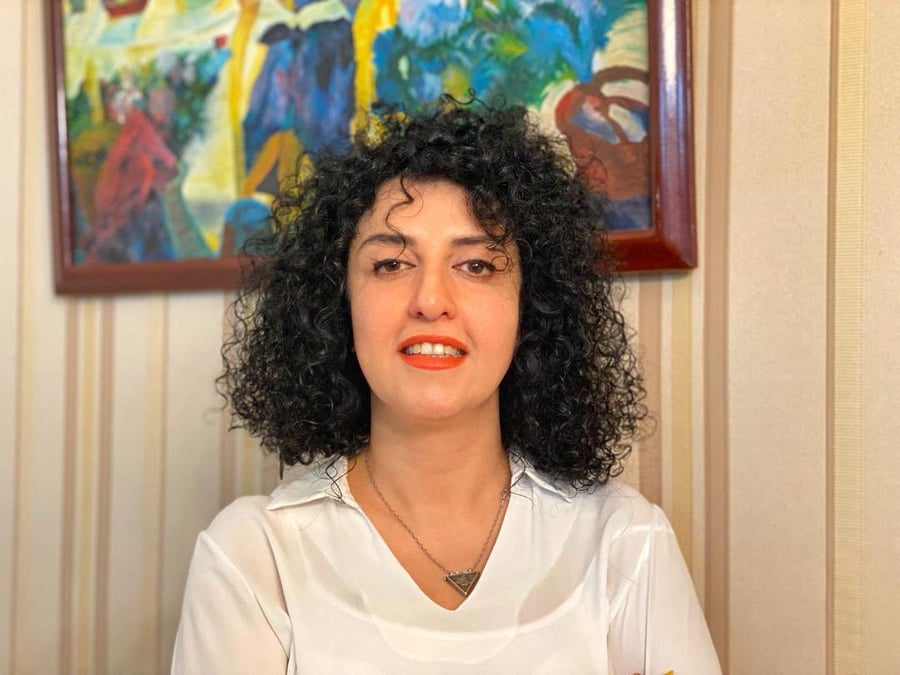La militante iranienne narges mohammadi, laureate du prix nobel de la paix