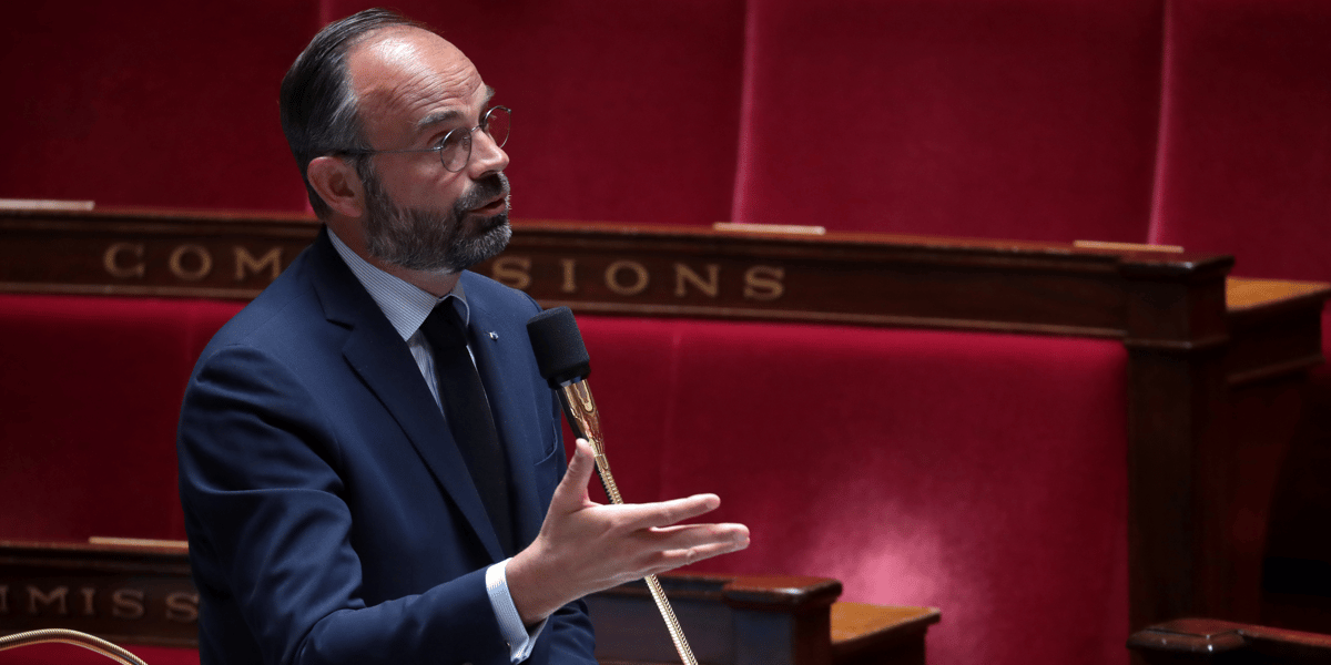 Édouard Philippe lors d'une session parlementaire, le 19 mai 2020