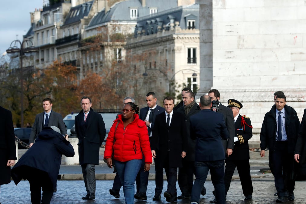 Macron n'a pas prevu de s'exprimer dans l'immediat