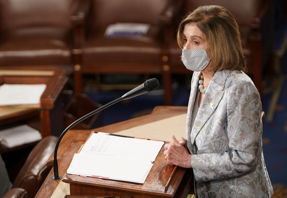 Usa: pelosi dit vouloir poursuivre dans la soiree la certification de la victoire de biden