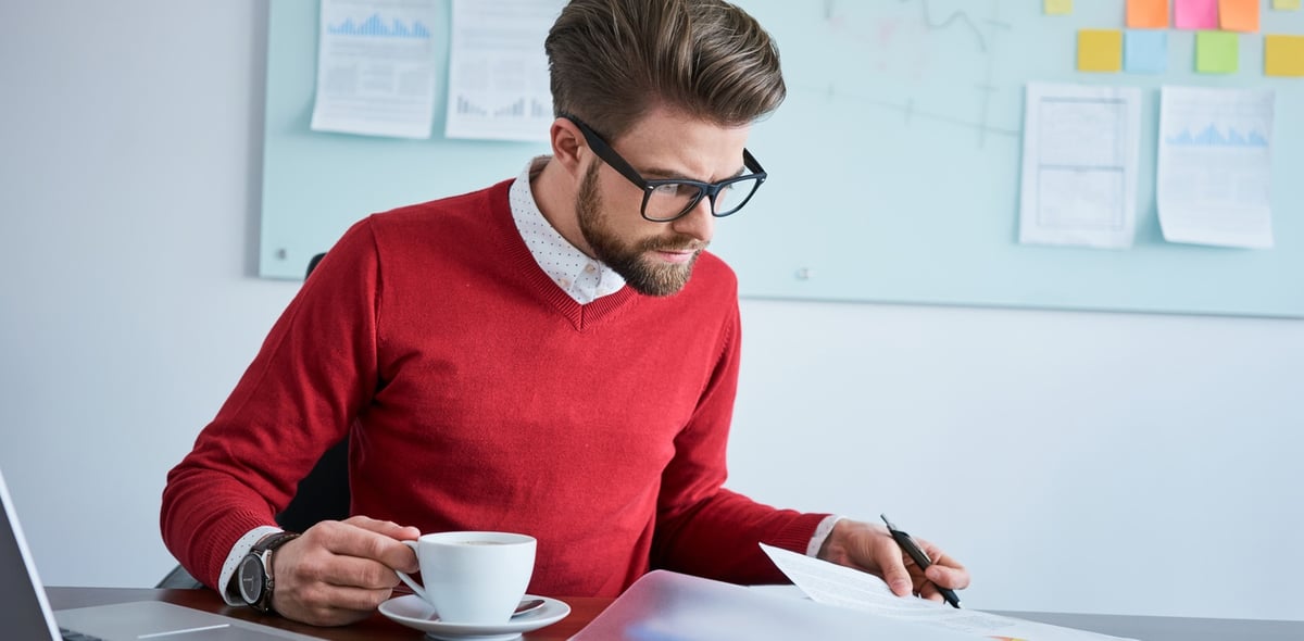 Homme auto entrepreneur