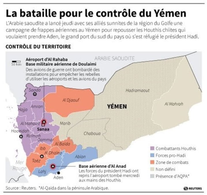 La bataille pour le controle du yemen