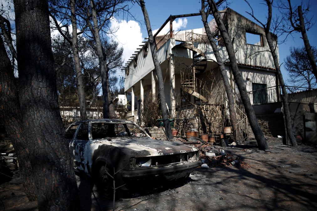 Grece: le gouvernement dans le collimateur apres les incendies