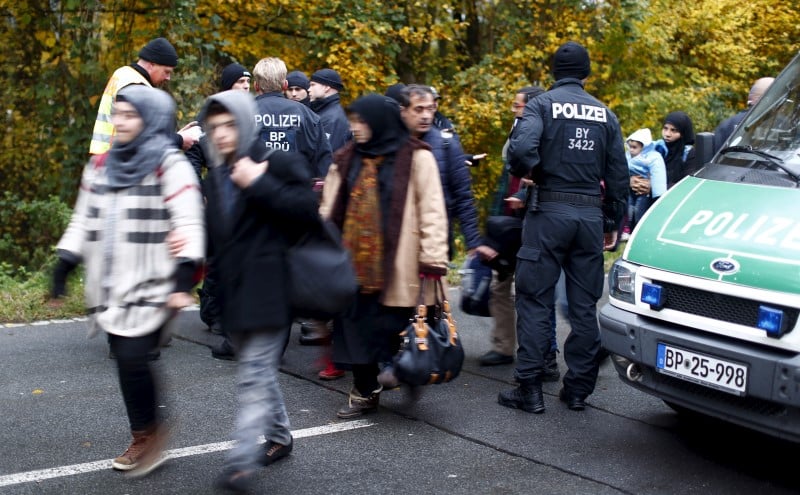 Les migrants sept fois moins nombreux a arriver en allemagne via l'autriche