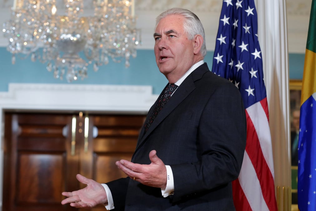 Selon tillerson, la chine doit faire plus contre la coree du nord