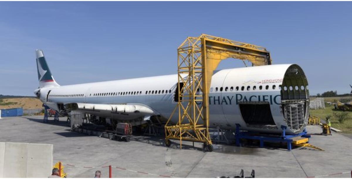 Un avion démantelé par Tarmac Aerosave contient plusieurs tonnes d'alliage d'aluminium à haute valeur ajoutée.