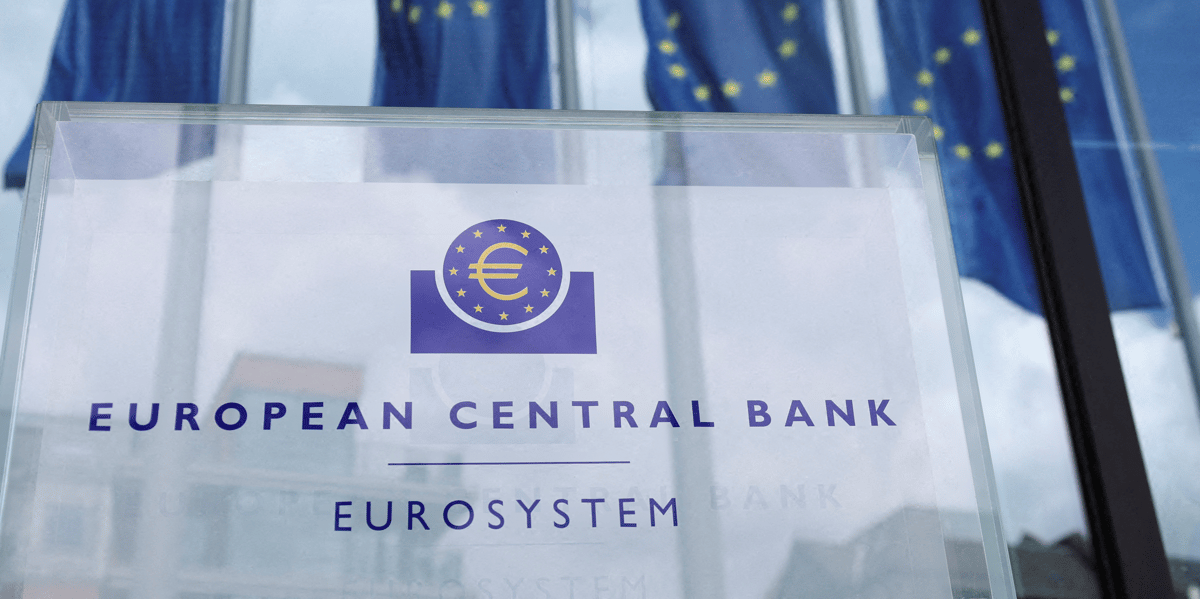 Le batiment de la banque centrale europeenne (bce), a francfort