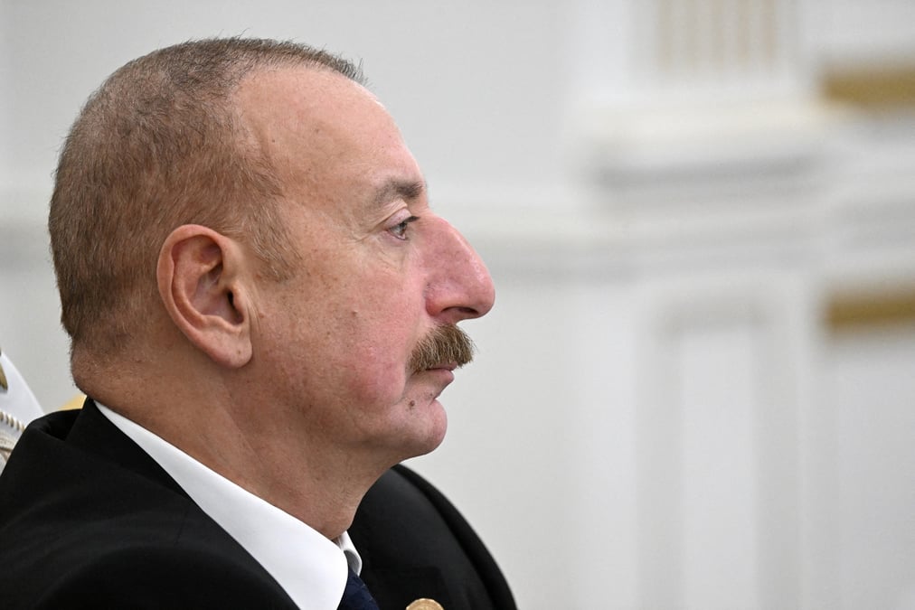 L'actuel president azerbaidjanais, ilham aliev