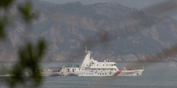 Les garde-côtes chinois ont expliqué avoir engagé des « inspections du maintien de l'ordre dans les eaux entourant l'île de Taïwan ».