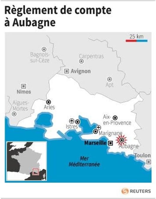Un mort dans un règlement de compte à Aubagne