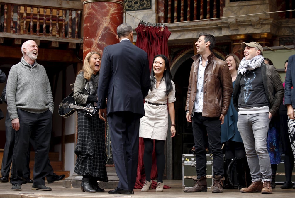 A londres, barack obama rend hommage a shakespeare