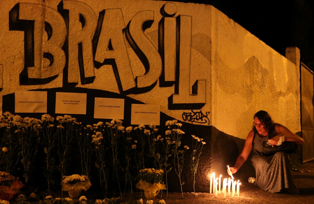Bresil: les assaillants d'une ecole voulaient imiter le massacre de columbine