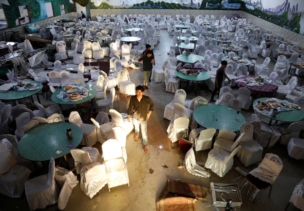 Attentat suicide lors d'un mariage a kaboul, 63 morts, 182 blesses