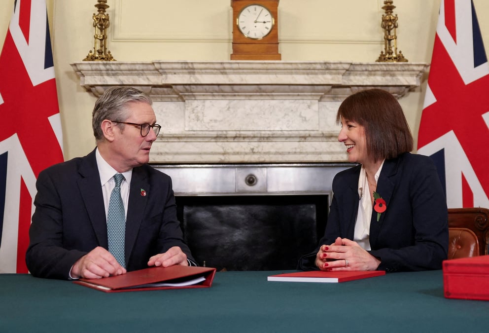 La ministre britannique des finances, rachel reeves et le premier ministre keir starmer