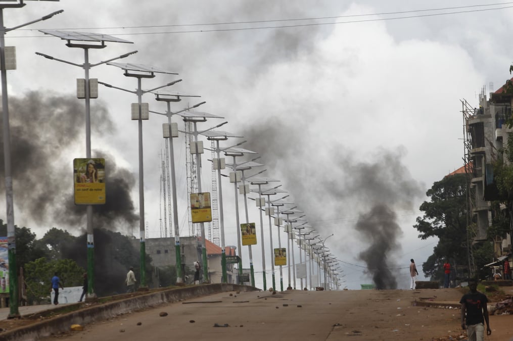 Coups de feu et affrontements a conakry