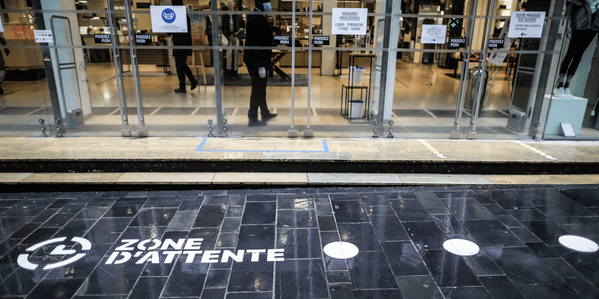 Centre-ville de Bordeaux Covid-19