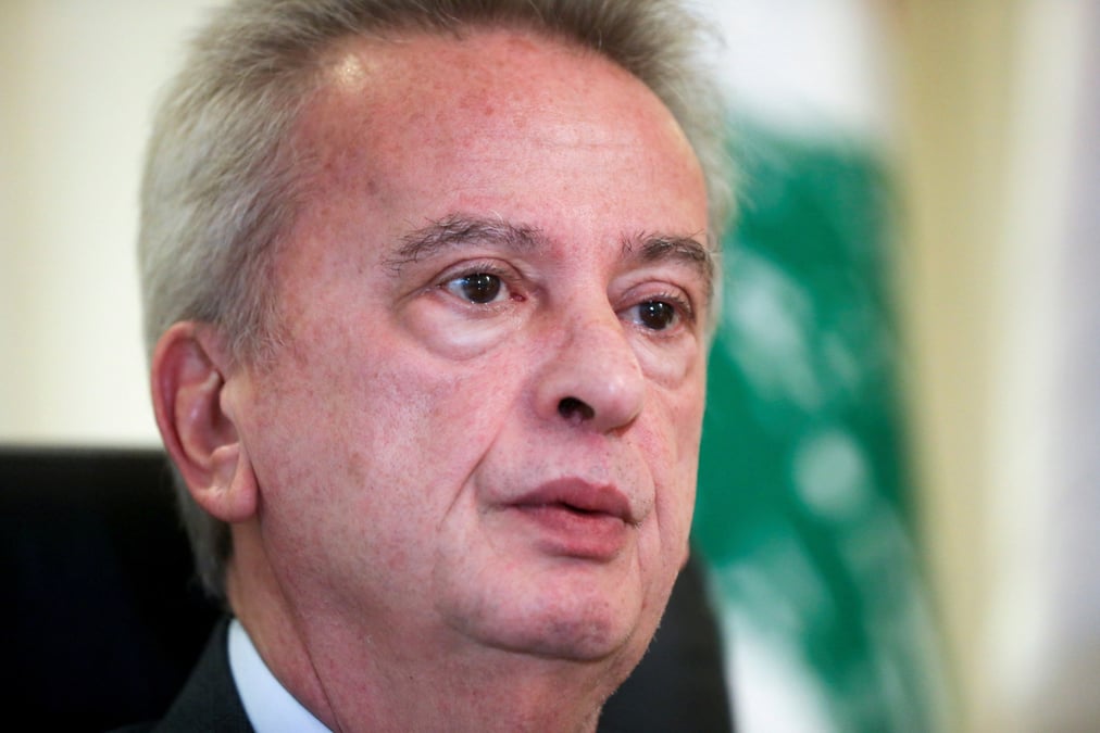 Le gouverneur de la banque centrale du liban, riad salame