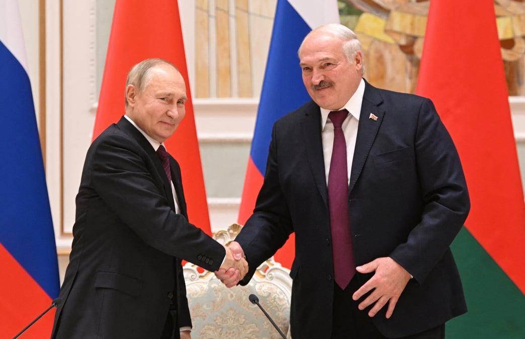 Vladimir poutine et alexandre loukachenko
