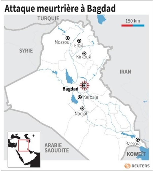 Un bâtiment gouvernemental attaqué à Bagdad, 18 morts
