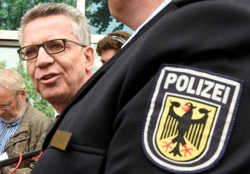 Le ministre de l'interieur allemand en faveur d'un systeme de reconnaissance faciale