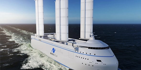 Le futur navire à voile Canopée sera co-construit par Zéphyr & Borée et Jifmar Offshore Services pour transporter les composants de la fusée Ariane 6 depuis l'Europe jusqu'en Guyane.