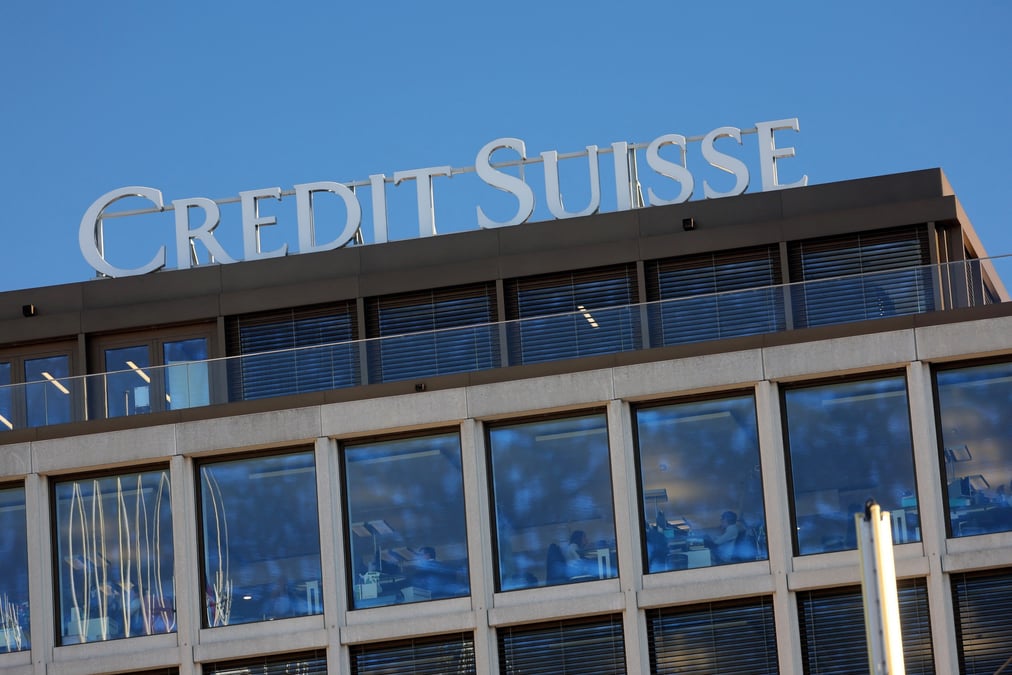 Le logo de la banque credit suisse a geneve