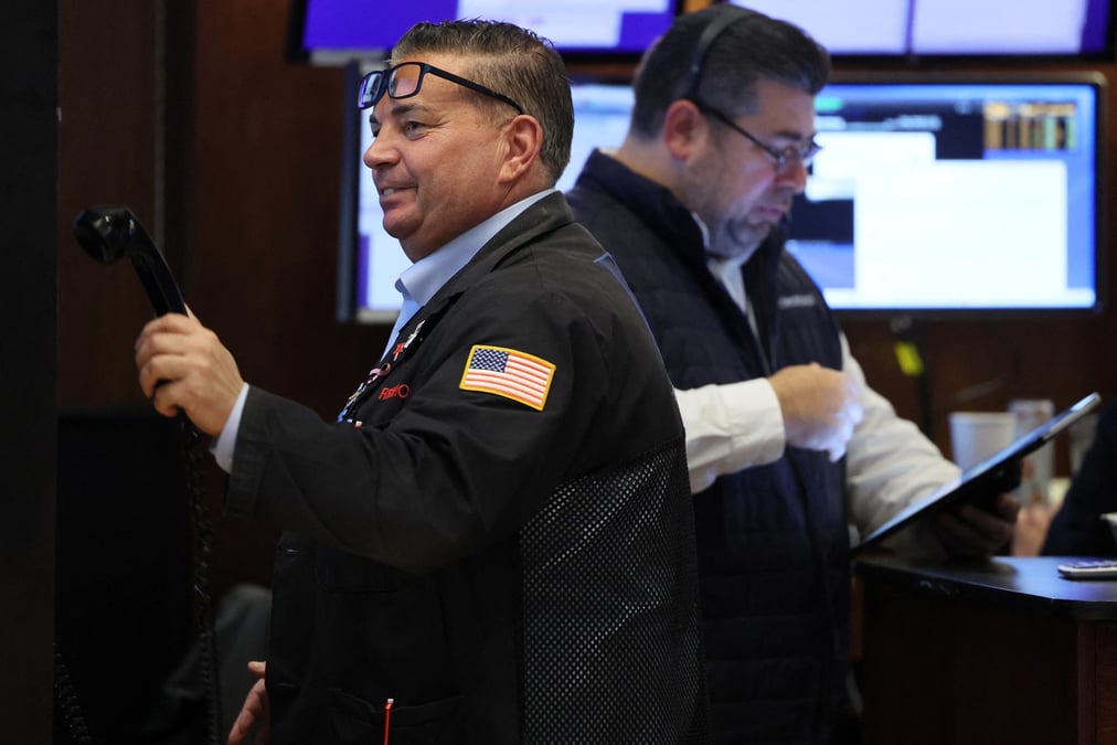 Des traders a la bourse de new york