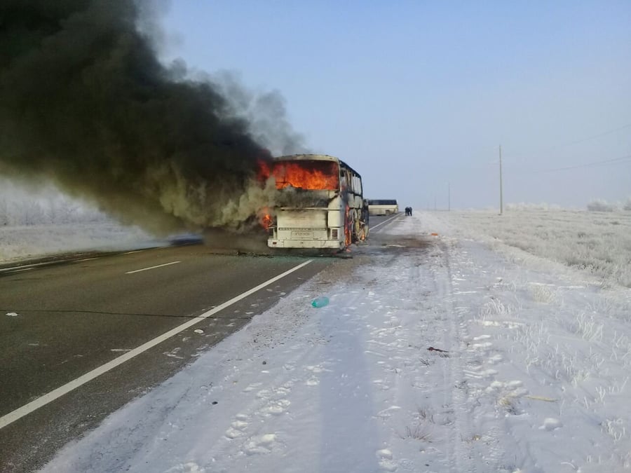 Cinquante-deux ouzbeks tues dans un accident d'autocar au kazakhstan