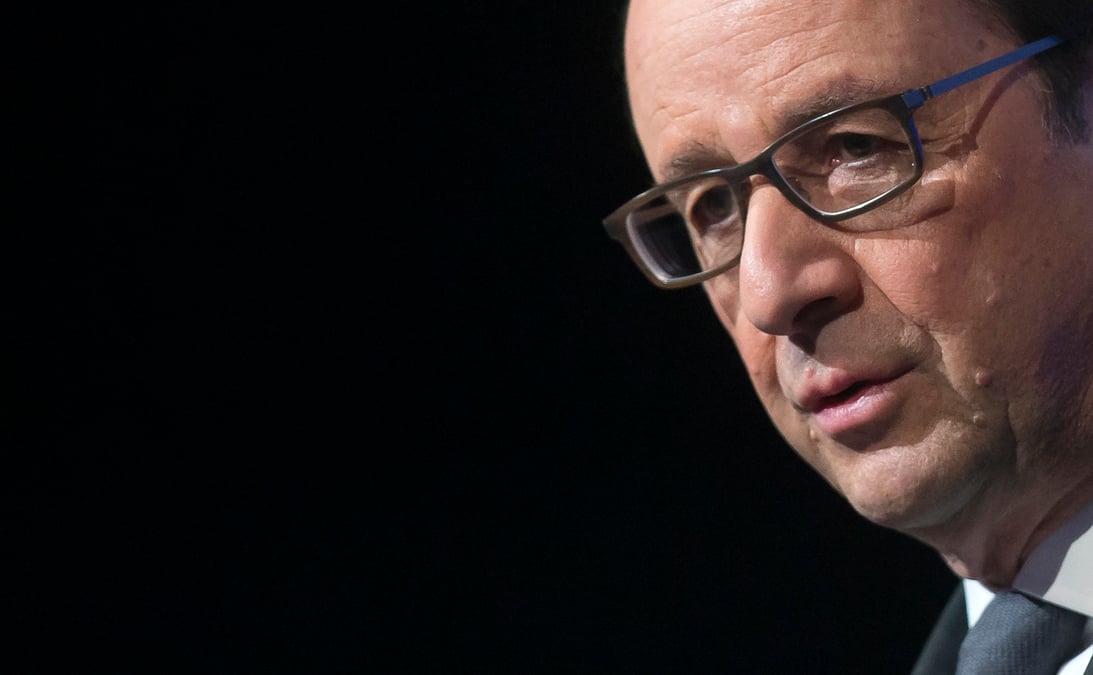Francois hollande repond aux manifestations a l'etranger en evoquant l'ideal francais