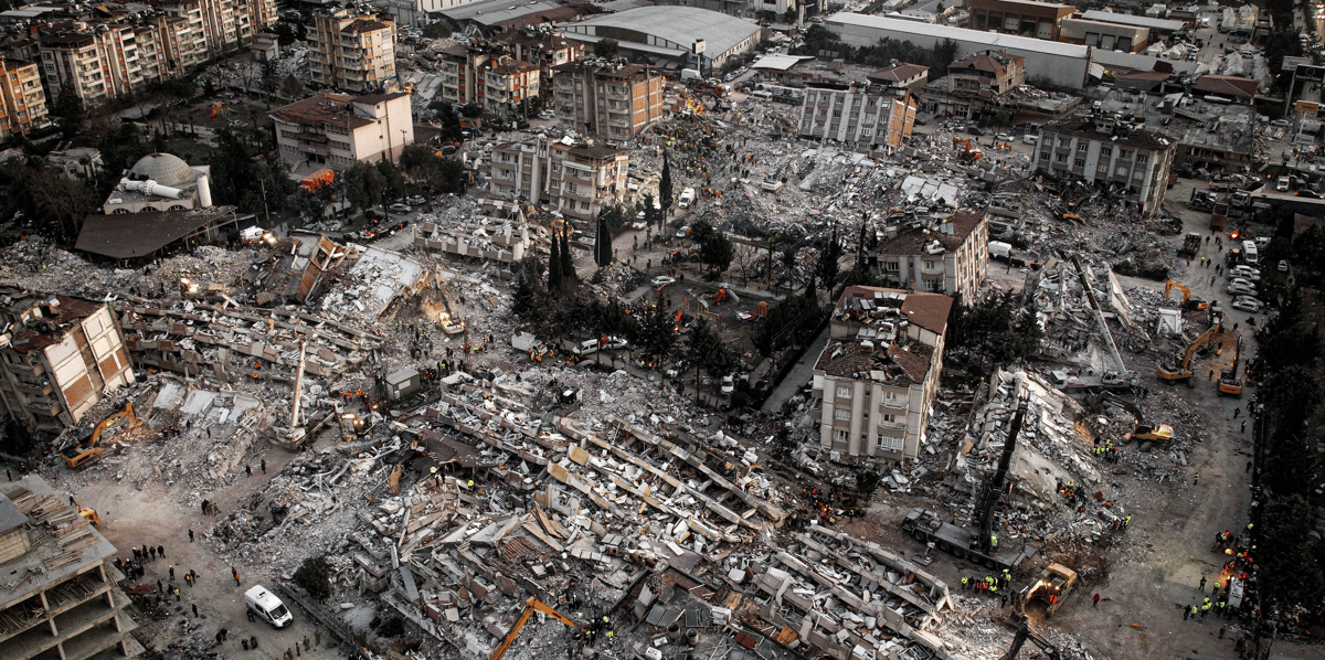 Earthquake aftermath in Turkey