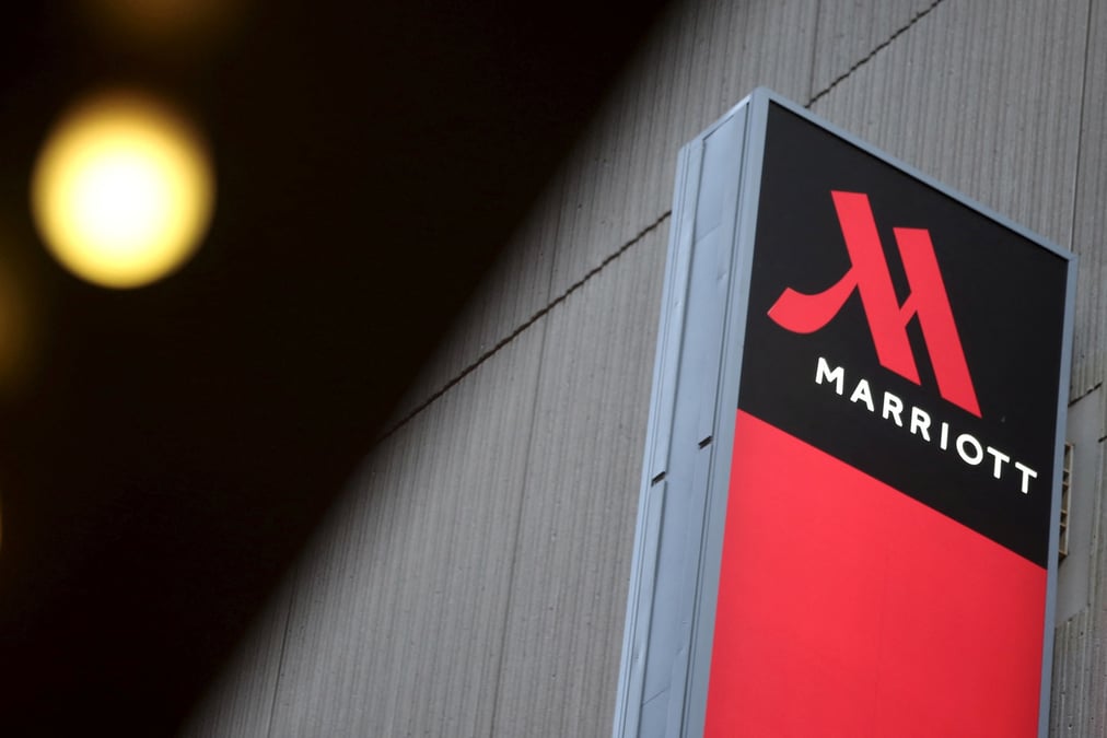 Affichage pour le new york marriott marquis a manhattan