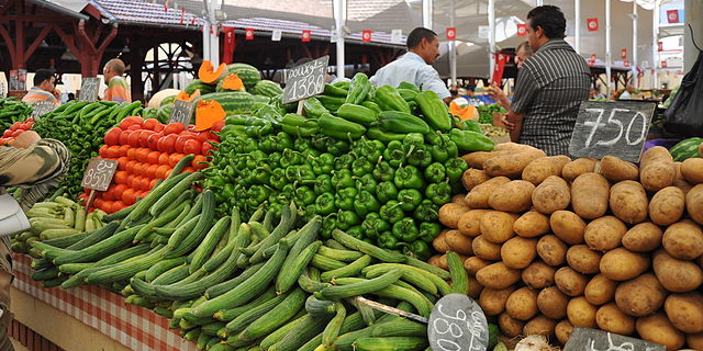tunisie marché légumes frais
