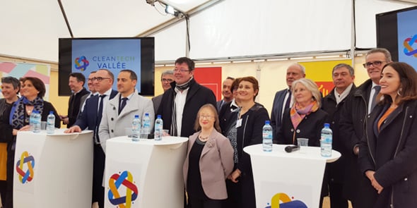 Le 31 janvier 2019, lancement de la CleanTech Vallée à Aramon (Gard), sur le site de l'ancienne centrale thermique EDF
