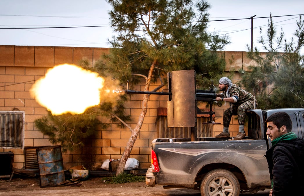 Les kurdes syriens prennent une ville proche de rakka
