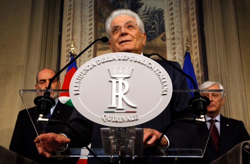 En italie, la ligue et le m5s mettent mattarella sous pression