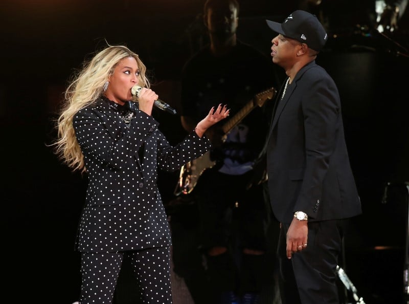 Jay-z et beyonce diffuseront la finale avant leur concert a paris