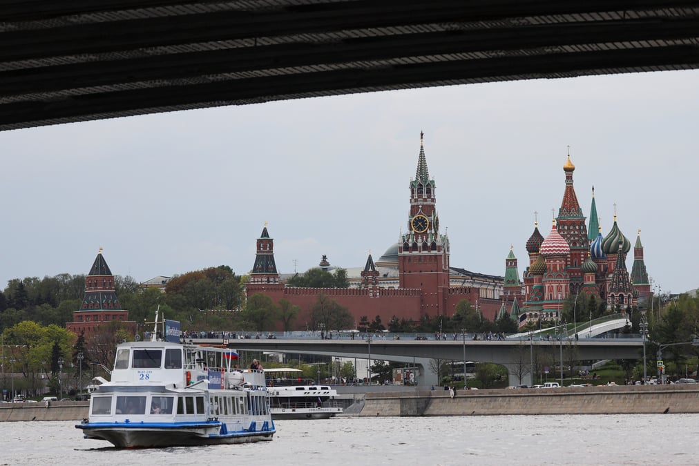 Le kremlin a moscou, en russie