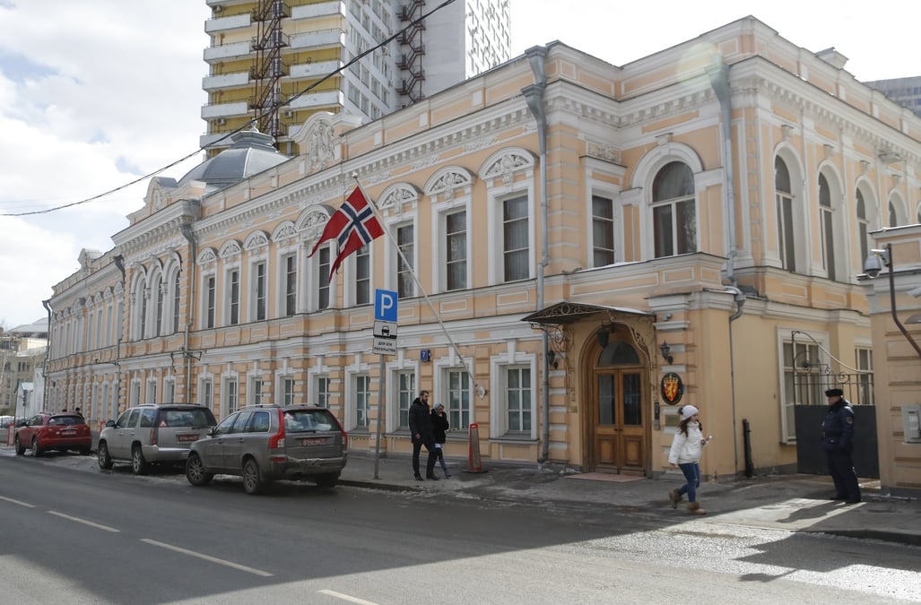 Photo d'archives de l'ambassade de norvege a moscou