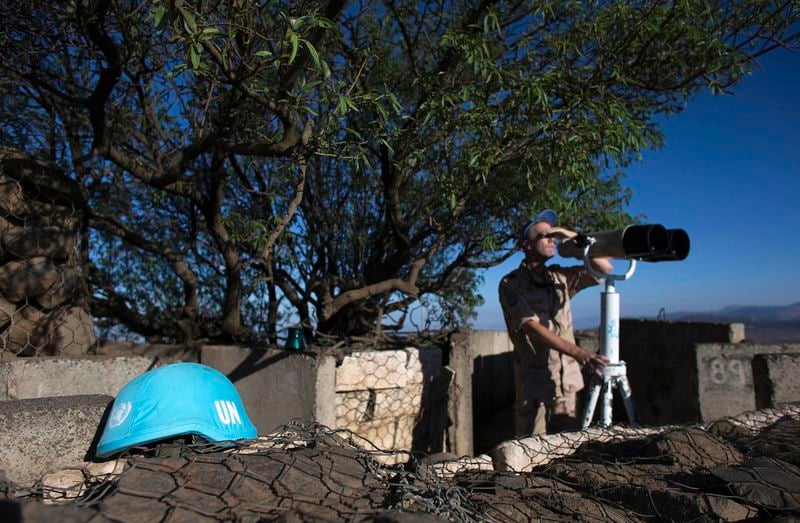 Des casques bleus détenus par un groupe armé dans le Golan