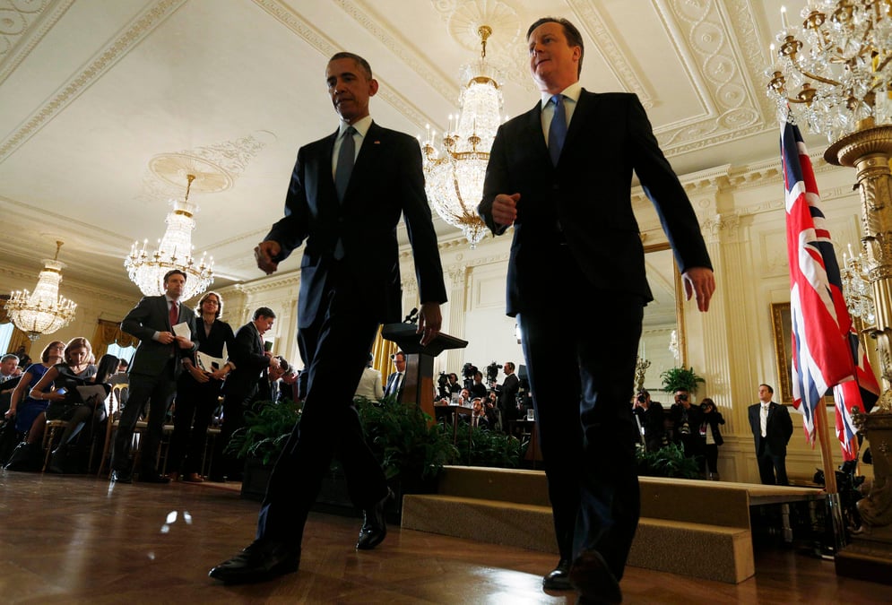 Barack obama et david cameron affichent leur determination a lutter contre l’islam radical