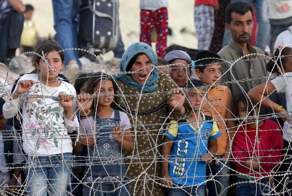 L'offensive de l'ei a hassaka a fait 60.000 deplaces en syrie