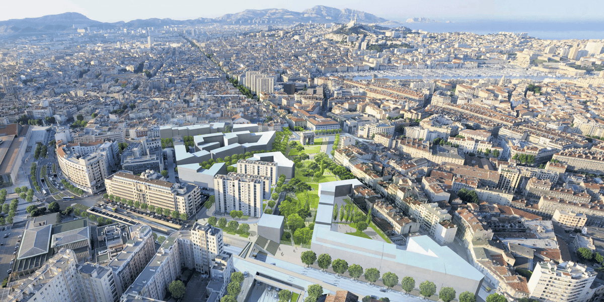 Marseille, Gare Saint-Charles, rénovation urbaine,